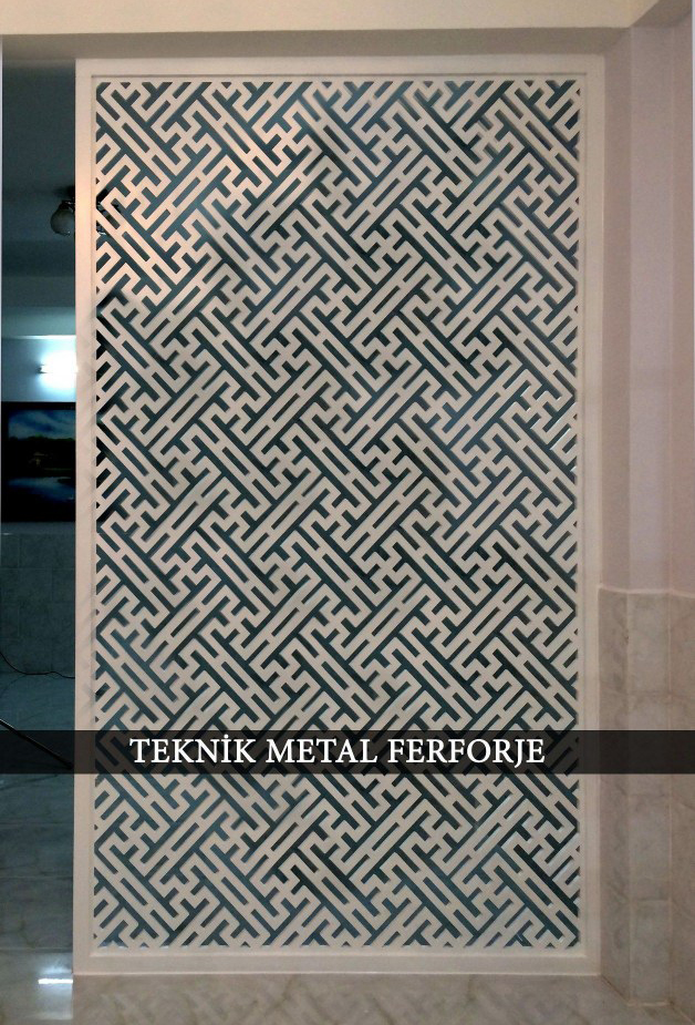 MODERN MOTİFLİ LAZER KESİM SEPERATÖR